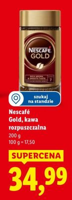 Kawa Nescafé Gold rozpuszczalna promocja w Lidl