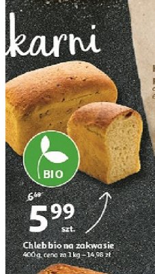 Chleb na zakwasie bio promocja