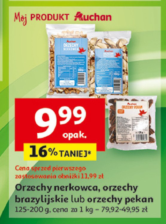 Orzech nerkowca Auchan promocja