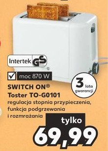 Toster to-g0101 Switch on promocja