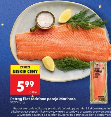 Filet pstrąg rodzinna porcja Marinero promocja w Biedronka