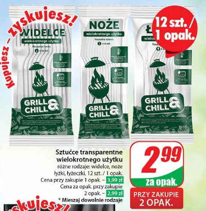 Widelce Grill & chill promocja