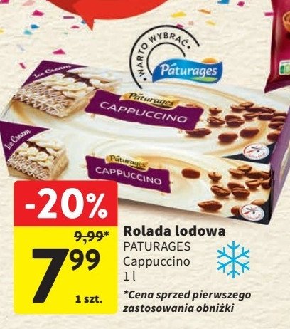 Rolada cappuccino Paturages promocja