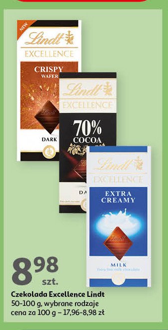 Czekolada Lindt Excellence 70% cacao promocja
