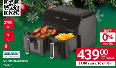 Air Fryer Zelmer ZAF9000 promocja w Selgros