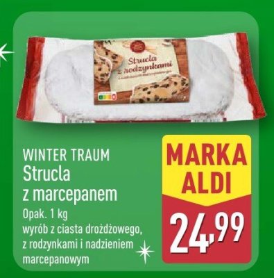 Strucla z marcepanem Winter Traum promocja w Aldi