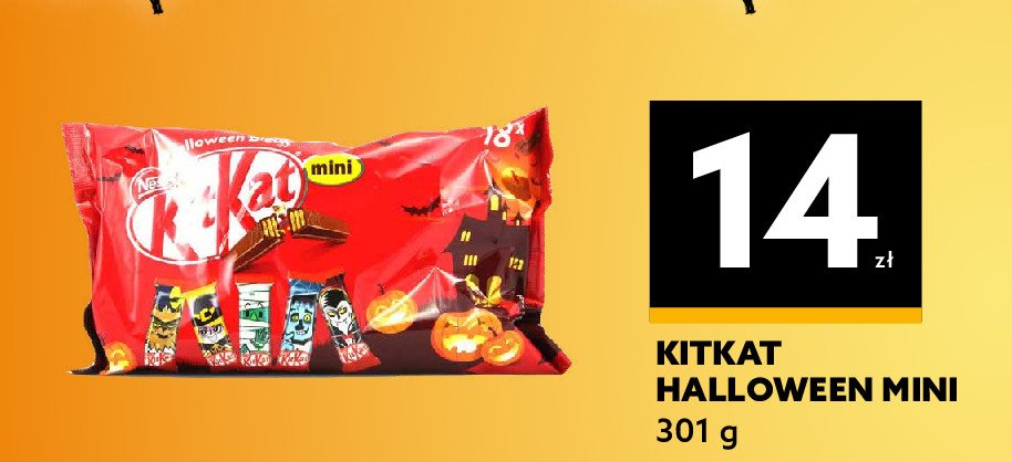 Batony mini halloween Kitkat promocja