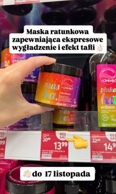 Maska ratunkowa Hair in Balance OnlyBio promocja w Rossmann