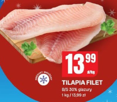 Tilapia filet promocja w Chorten