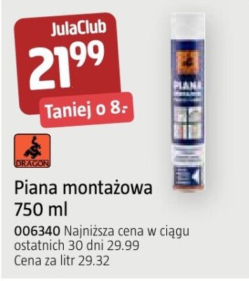 Piana montażowa 750 ml promocja w Jula