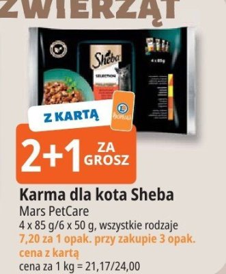 Karma dla kota Sheba promocja w Leclerc