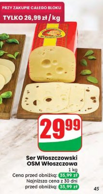 Ser Włoszczowski OSM Włoszczowa promocja w Dino