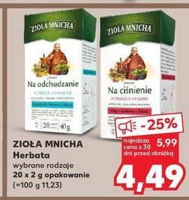 Herbatka na ciśnienie Big-active zioła mnicha promocja