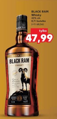Whisky 40% alk. promocja w Kaufland