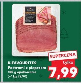 Pastrami z pieprzem K-classic favourites promocja w Kaufland