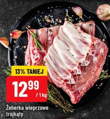Żeberka wieprzowe trójkąty promocja w POLOmarket
