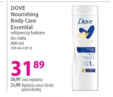 Balsam do ciała essential care promocja w Hebe