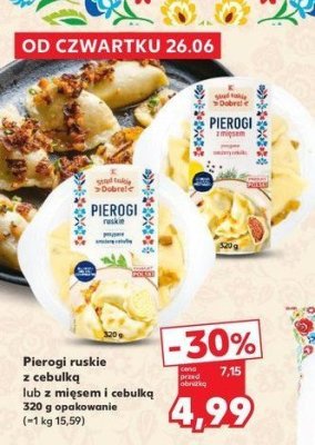 Pierogi ruskie K-classic stąd takie dobre! promocja