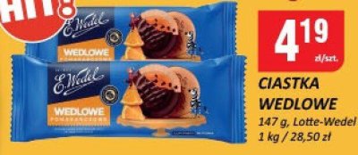 Ciastka wedlowe Lotte-Wedel promocja w Chorten