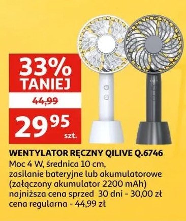Wentylator q.6746 Qilive promocja