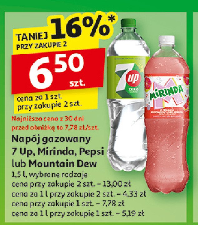 Napoj 7UP FREE promocja