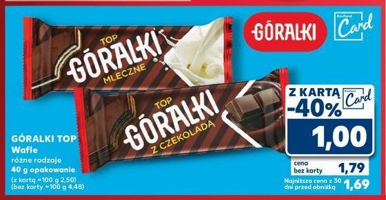 Wafel z czekoladą Góralki top promocja