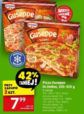 Pizza Guseppe Dr.Oetker, 335-425 g - 4 rodzaje promocja w Twój Market