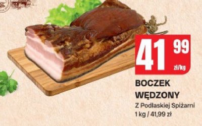 Boczek wędzony Z Podlaskiej Spiżarni promocja w Chorten
