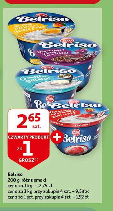 Ryż na mleku kokosowy Zott belriso promocja