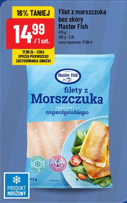 Filet z morszczuka Master fish promocja