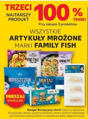 Artykuły mrożone wszystkie rodzaje promocja w Kaufland