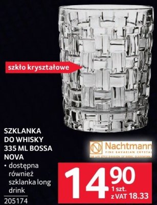 Szklanka do whisky Bossa Nova 335 ml promocja w Selgros