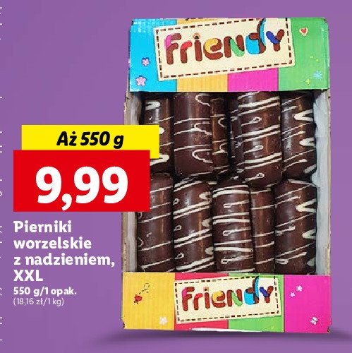 Pierniki worzelskie z nadzieniem Friendy promocja