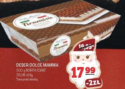 Deser Dolce Mamma Exotic Moretti Coast Tiramisu 500g promocja w Arhelan
