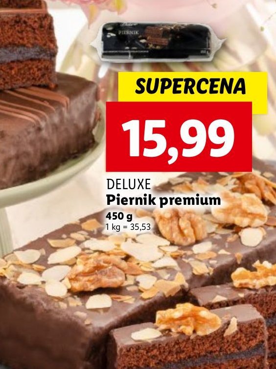 Piernik premium Deluxe promocja