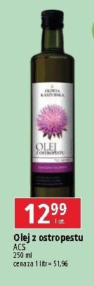 Olej z ostropestu Acs promocja w Twój Market