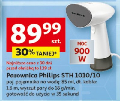 Parownica Philips STH 1010/10 promocja w Auchan