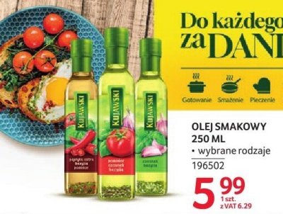 Olej smakowy 250 ml promocja w Selgros