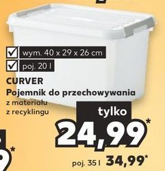 Pojemnik z pokryw膮 35 l Curver promocja