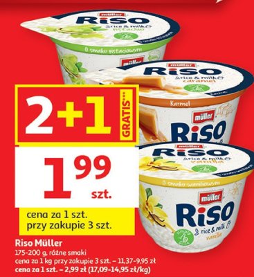 Jogurt Riso Müller różne smaki promocja w Auchan