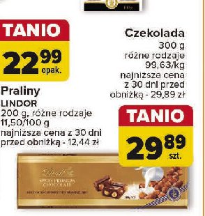 Czekolada gold z bakaliami Lindt promocja