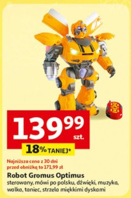 Robot Gromus Optimus promocja w Auchan