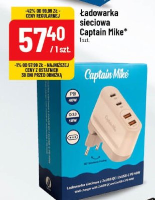 Ładowarka sieciowa Captain Mike promocja w POLOmarket