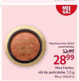 Róż do policzków nr 40 MAX FACTOR FACEFINITY BLUSH promocja