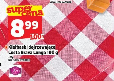 Kiełbaski dojrzewające Costa Brava/Longa 100 g promocja w TOPAZ
