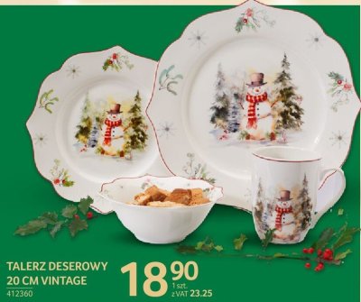 Talerz deserowy 20 cm Vintage promocja w Selgros