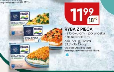 Ryba z pieca Frosta promocja w Chata Polska