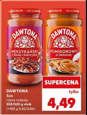 Sos meksyka艅ski z fasol膮 i kukurydz膮 Dawtona promocja