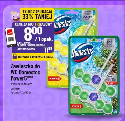 Zawieszka do WC Domestos Power5 promocja w POLOmarket