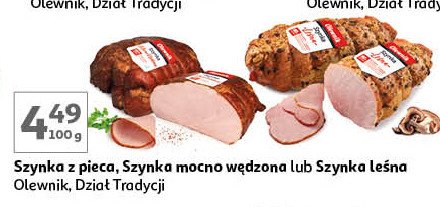 Szynka mocno wędzona Olewnik promocja